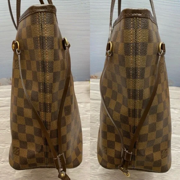 โค๏ธโ๐ฉนSOLDโค๏ธโ๐ฉน Louis Vuitton Neverfull MM Damier Ebene Cherry Red Tote Bag(SP0069) - Picture 5 of 12